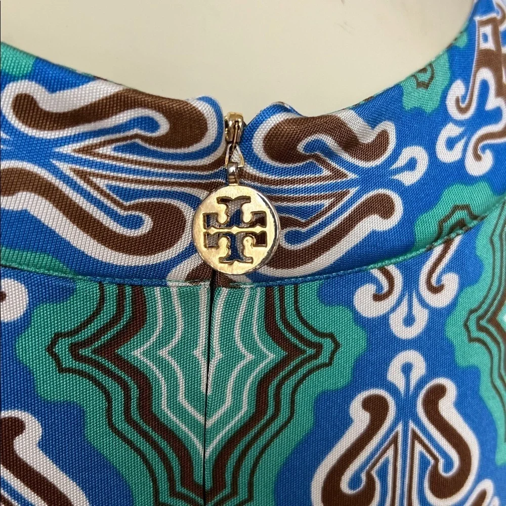 Tory Burch Vibrant Silk Mini Dress